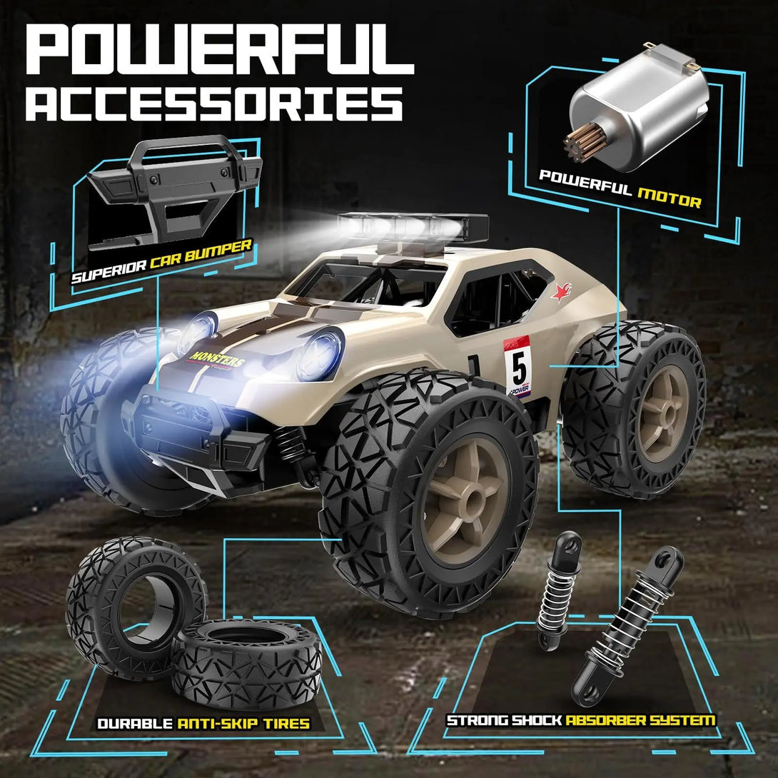 Full-proportion throttle, high-speed, long-lasting toy remote control car smallstone
