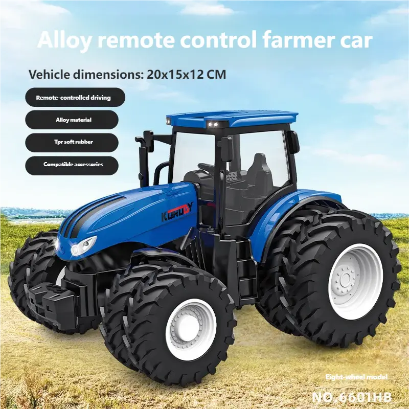 Electric remote control alloy tractor smallstone