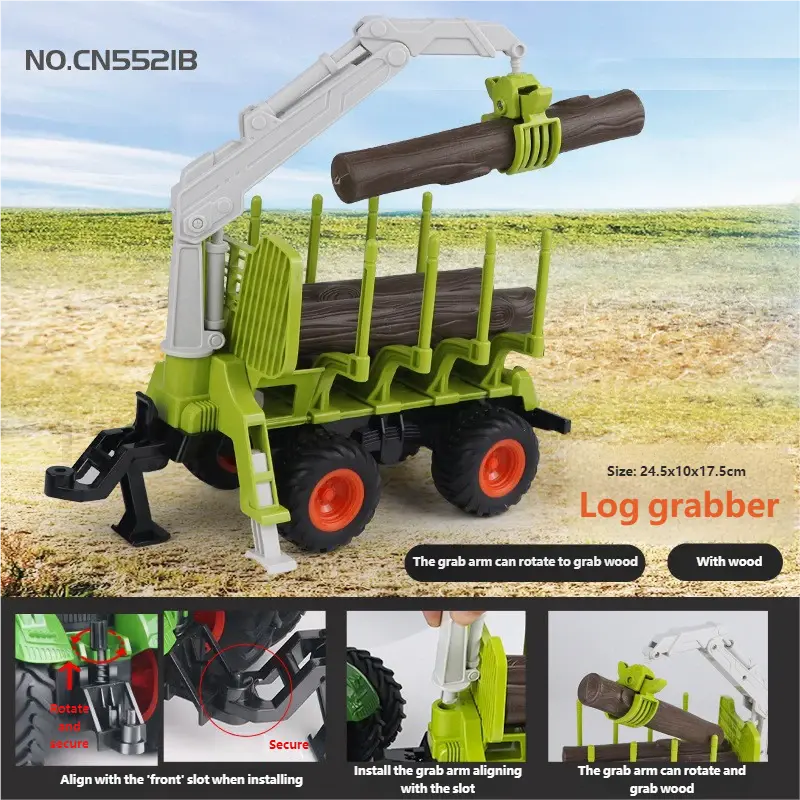 Electric remote control alloy tractor smallstone