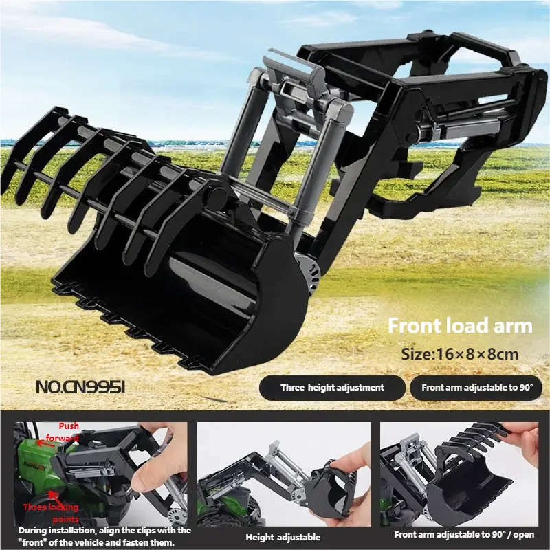 Electric remote control alloy tractor smallstone