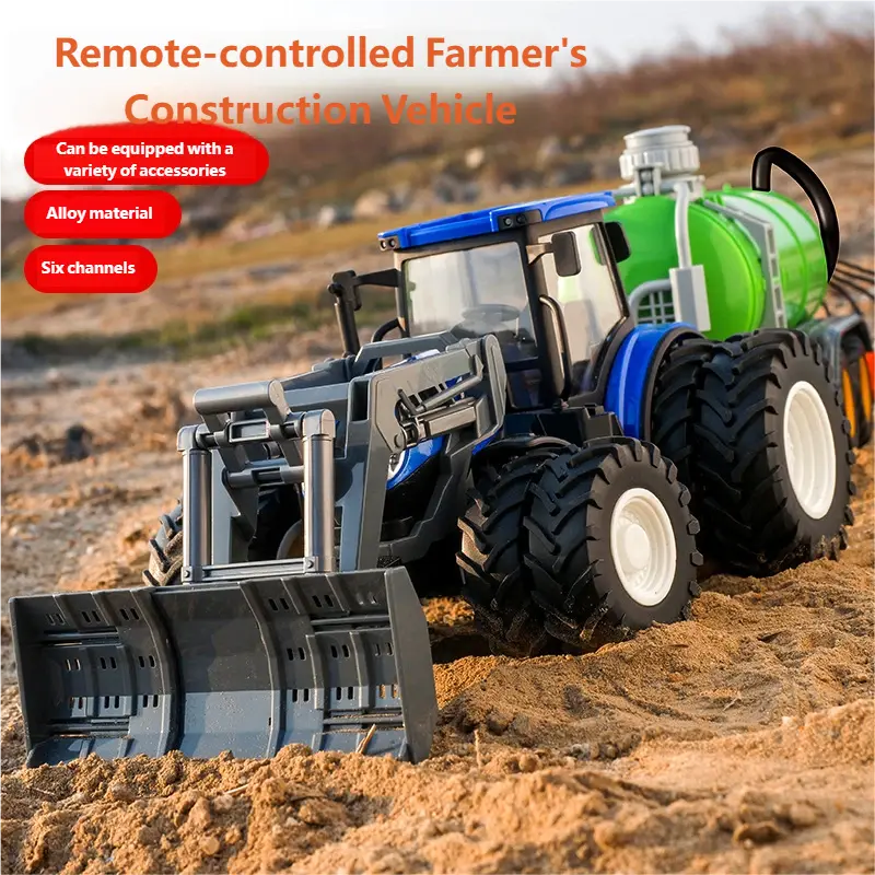 Electric remote control alloy tractor smallstone