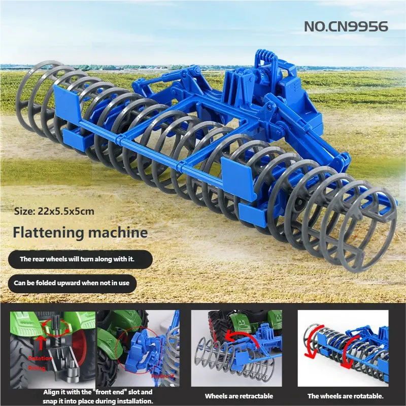 Electric remote control alloy tractor combo accessories smallstone