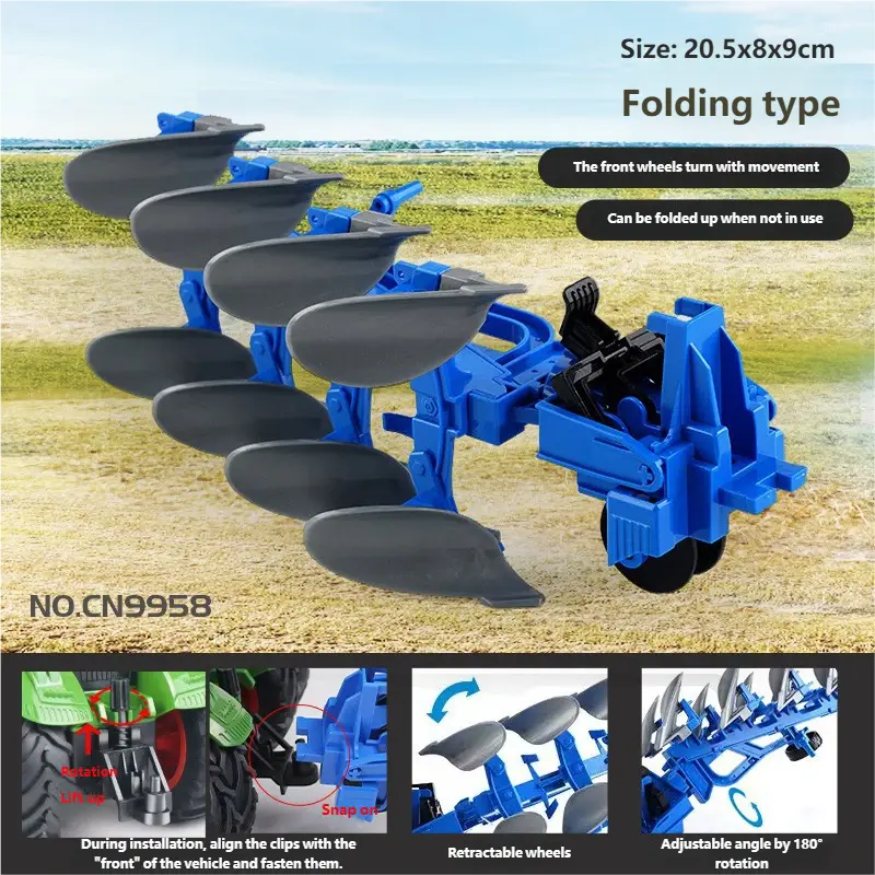 Electric remote control alloy tractor smallstone