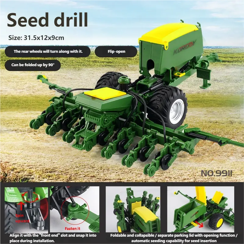 Electric remote control alloy tractor smallstone