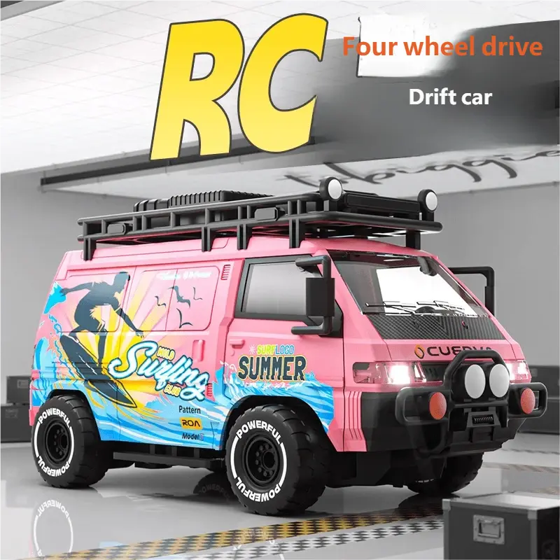 RC high-speed four-wheel drive Mitsubishi Delica drift van remote control car smallstone