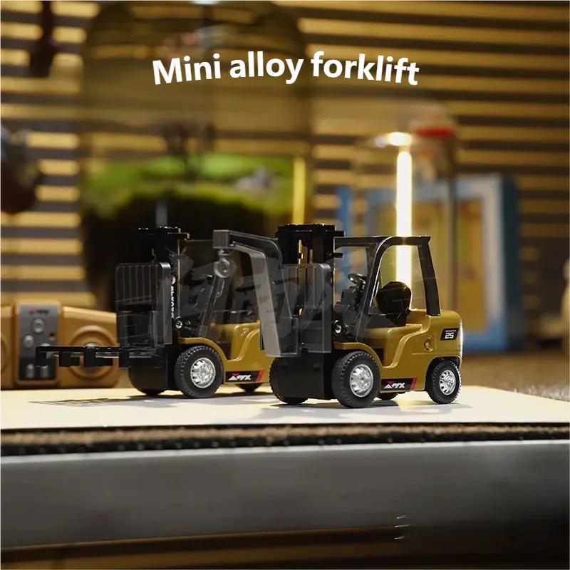 Bluetooth Mini Alloy Forklift Remote Control Engineering Vehicle smallstone