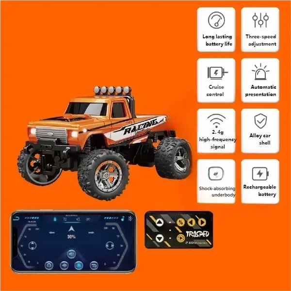 Mini alloy remote control jeep model can be controlled via APP smallstone