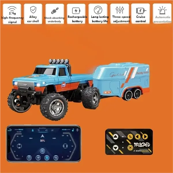 Mini alloy remote control jeep model can be controlled via APP smallstone