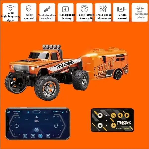 Mini alloy remote control jeep model can be controlled via APP smallstone
