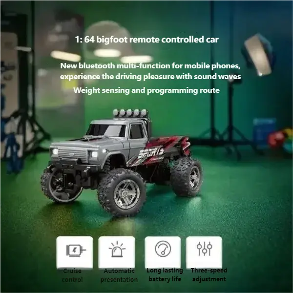 Mini alloy remote control jeep model can be controlled via APP smallstone