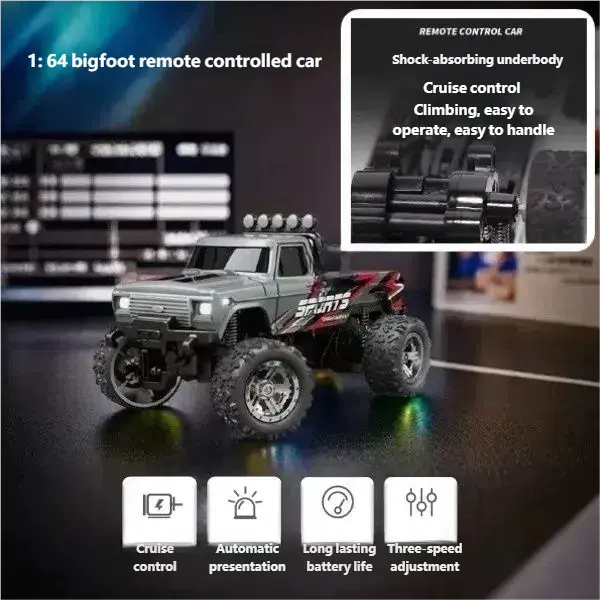 Mini alloy remote control jeep model can be controlled via APP smallstone