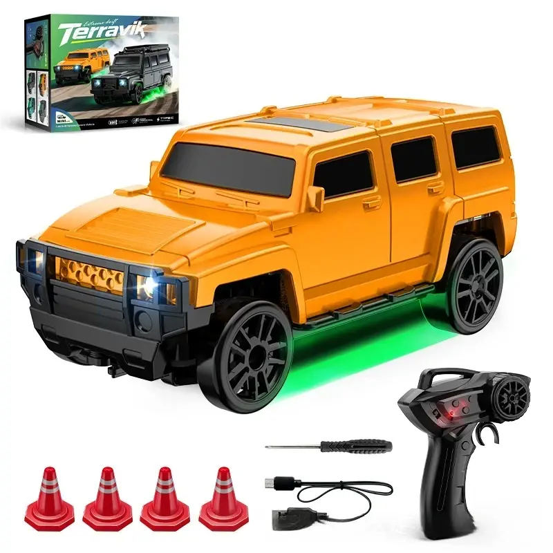 Remote-controlled four-wheel drive full-scale simulation children's electric toy car smallstone